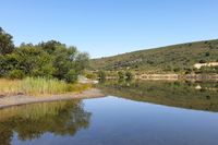 Presa de Navas de Estena y paisaje del entorno Presa de Navas de Estena y paisaje del entorno