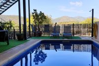 Piscina privada de Mirador de la Fuente con vistas a Cabañeros