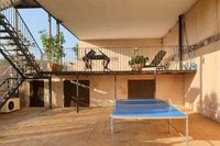 Porche y zona de juegos de Mirador de la Fuente Porche y zona de juegos de Mirador de la Fuente