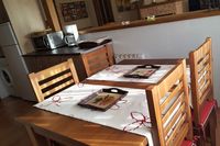Cocina y comedor de la casa rural
